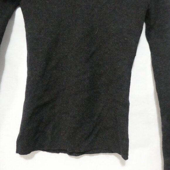 POLO SPORT - Sports Woman | medium | Charcoal Grey Ribbed Turtleneck Sweater - Picture 7 of 14